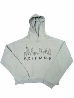 Světle zelená mikina pro holky s nápisem a obrázkem secondhand H&M Světle zelená mikina pro holky s nápisem a obrázkem secondhand H&M